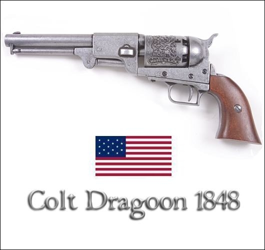 Colt Dragoon .44 Caliber Percussion Revolver 1848 